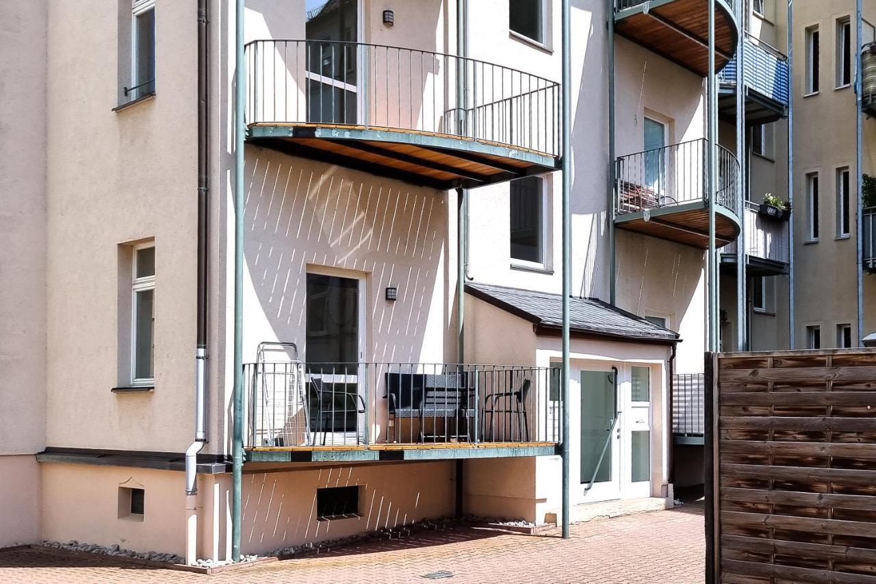 Malerische Maisonettewohnung Mit Zwei Balkonen Plauen Buitenkant foto